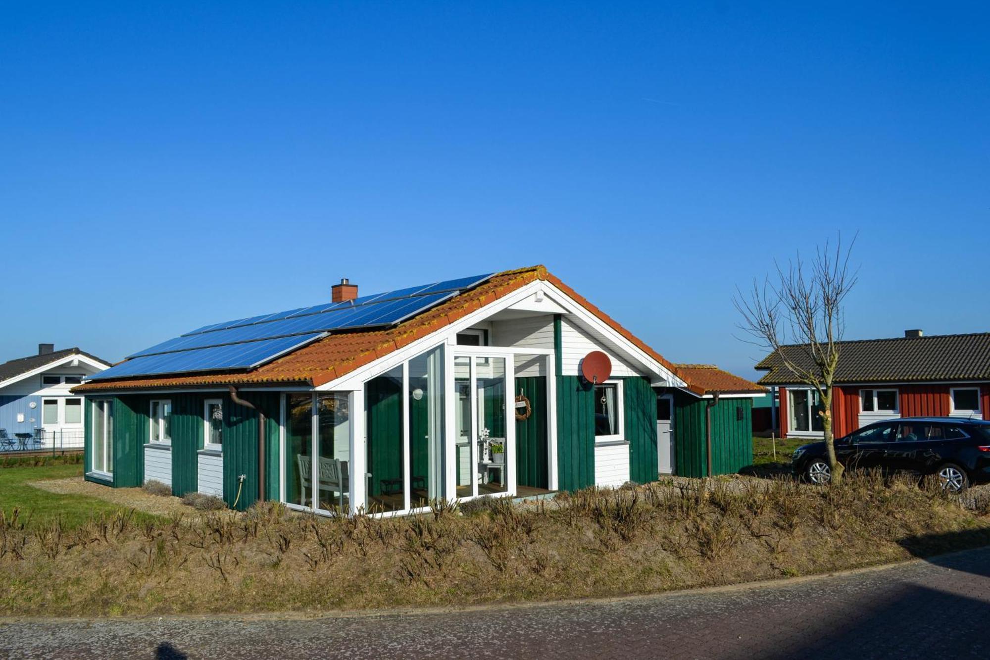Ferienhaus "Deichglueck" Direkt An Der Nordsee Wesselburenerkoog Exterior foto